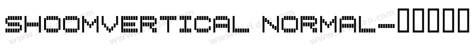 ShoomVertical Normal字体转换